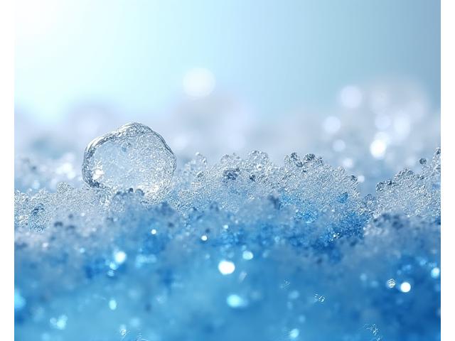 Advanced composite material structure with visible fibers, showcasing flexibility in cold simulation